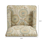 Fauteuil d'appoint en tissu beige/gris avec pieds en bouleau, une place