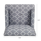 Fauteuil d'appoint en tissu beige/gris avec pieds en bouleau, une place