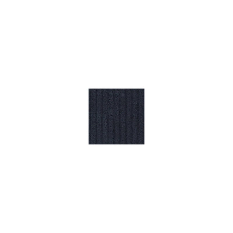 Causeuse en velours côtelé, 2 places, noir / beige / bleu — 160 larg. x 96 prof. x 101 haut. cm