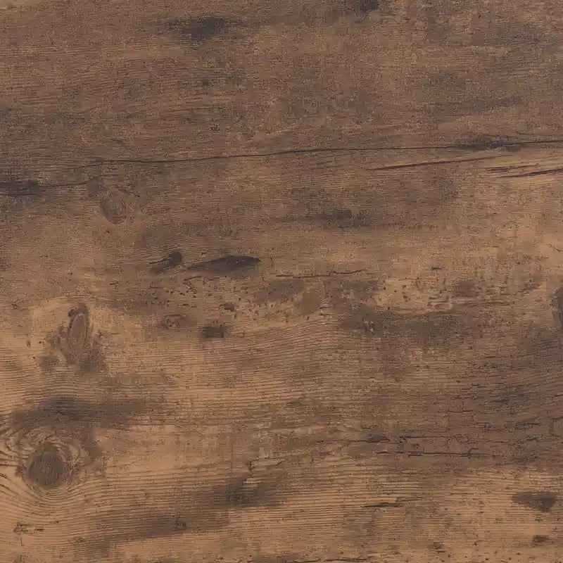 Ensemble de salle à manger avec table à rabats et chaises hautes, marron/marron rustique, 4 places