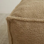 Canapé Boucle Crème — Causeuse / Ottoman / Individuel, 1-2 Personnes