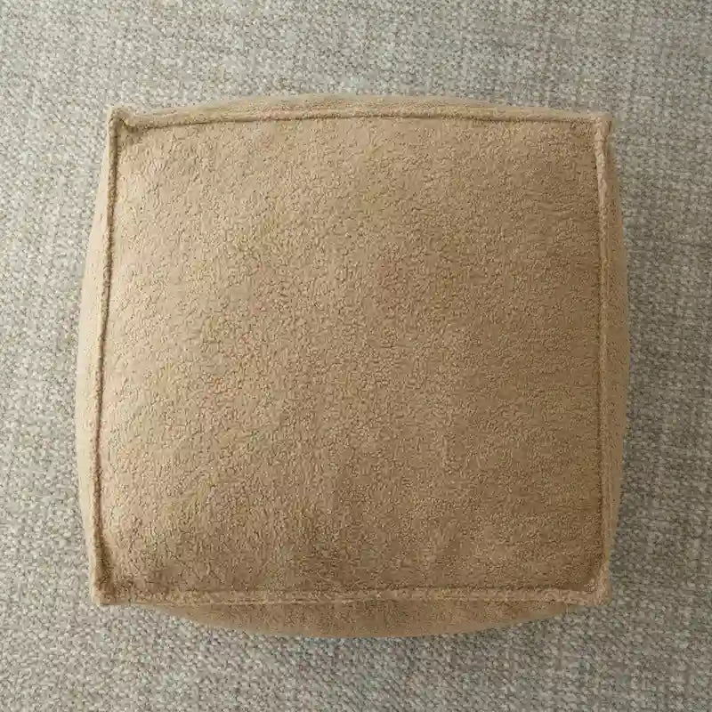 Canapé Boucle Crème — Causeuse / Ottoman / Individuel, 1-2 Personnes