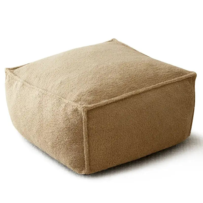Canapé Boucle Crème — Causeuse / Ottoman / Individuel, 1-2 Personnes