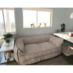 Canapé Boucle Crème — Causeuse / Ottoman / Individuel, 1-2 Personnes