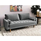 Canapé 3 places en velours style Mid-Century – 8 coloris