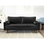 Canapé 3 places en velours style Mid-Century – 8 coloris