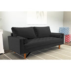 Canapé 3 places en velours style Mid-Century – 8 coloris