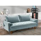 Canapé 3 places en velours style Mid-Century – 8 coloris