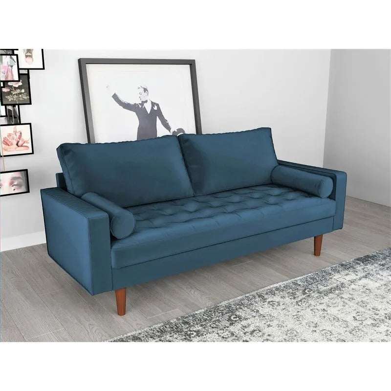 Canapé 3 places en velours style Mid-Century – 8 coloris