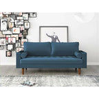 Canapé 3 places en velours style Mid-Century – 8 coloris