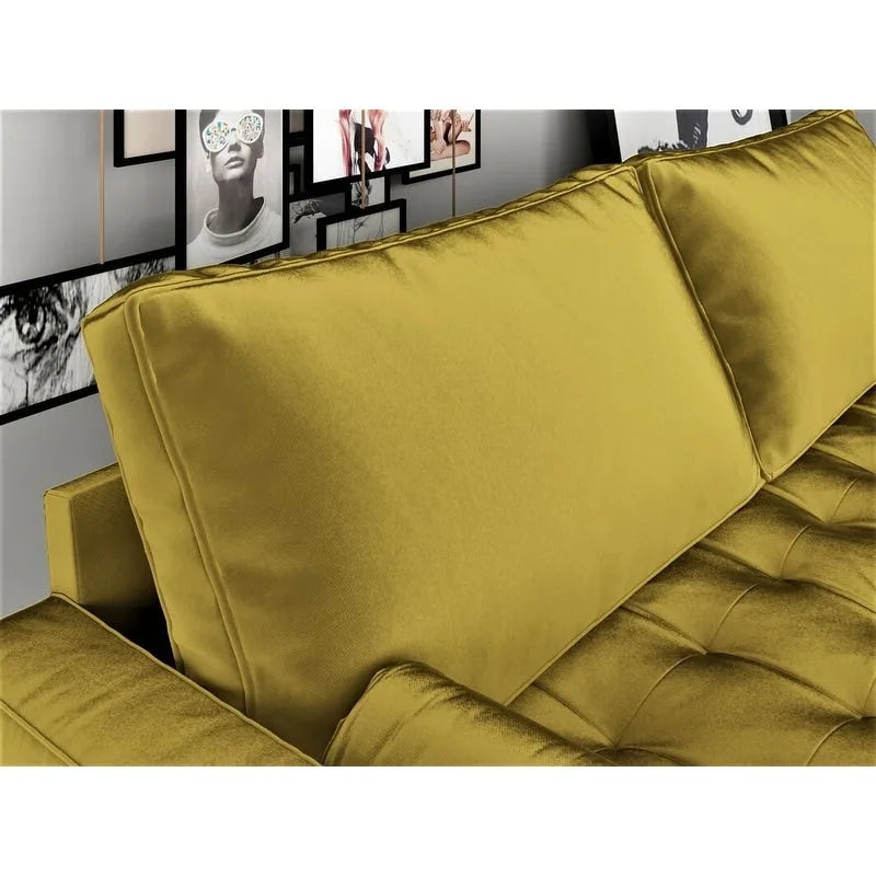 Canapé 3 places en velours style Mid-Century – 8 coloris