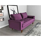 Canapé 3 places en velours style Mid-Century – 8 coloris