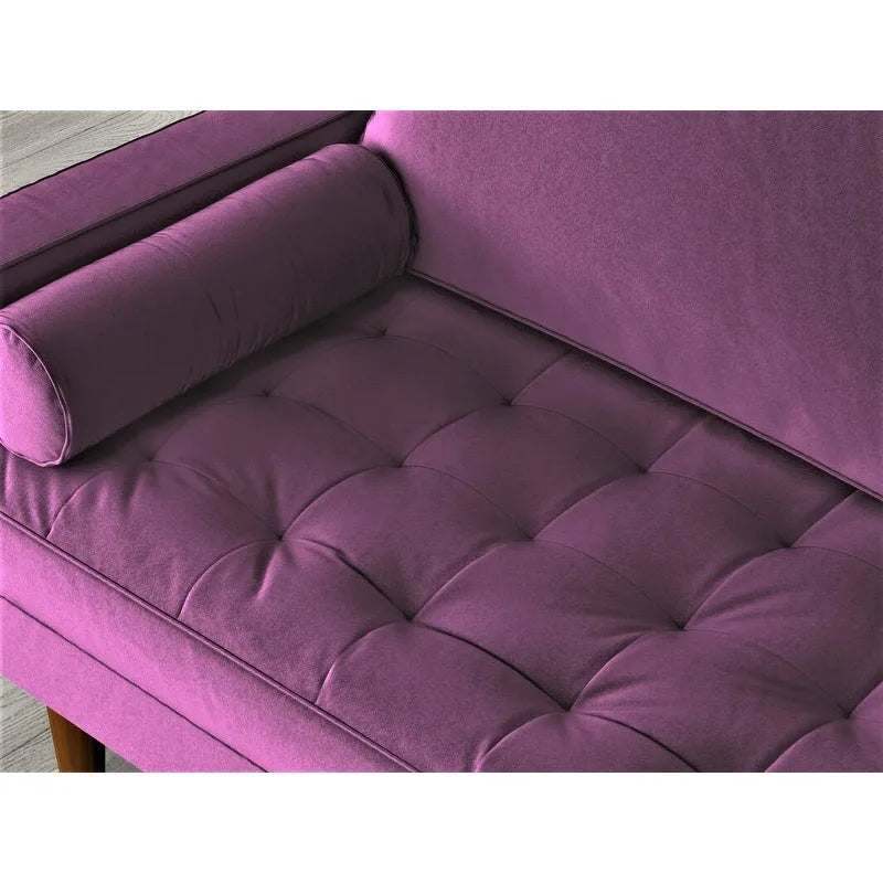 Canapé 3 places en velours style Mid-Century – 8 coloris