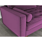Canapé 3 places en velours style Mid-Century – 8 coloris