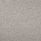 Canapé 2 places en lin tufté gris / ivoire / bleu chiné avec poches accoudoirs