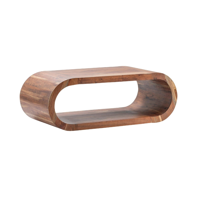 Table basse à plateau en noyer – 2 personnes, 130 cm × 58 cm × 46 cm