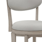 Tabouret de comptoir pivotant noir et gris ardoise - À l'unité
