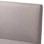 Ensemble de coin repas 5 pièces en tissu gris