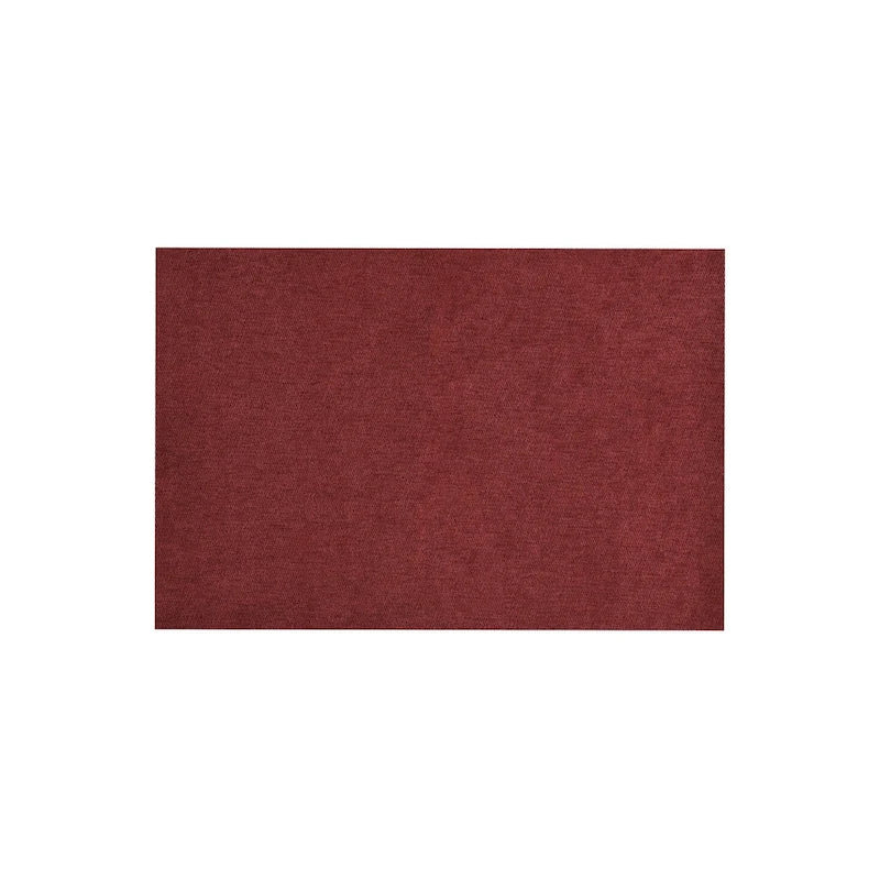 Causeuse en lin moderne du milieu du siècle, 2 places – Gris chaud / Gris foncé / Gris clair / Rouge / Gris anthracite