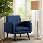 Mid Century Fabric Modern Accent Chair Armchair