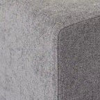 Canapé d'angle contemporain 3 places en velours blanc / anthracite / gris / kaki