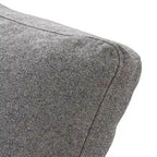 Canapé d'angle contemporain 3 places en velours blanc / anthracite / gris / kaki