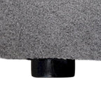 Canapé d'angle contemporain 3 places en velours blanc / anthracite / gris / kaki