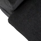 Canapé d'angle contemporain 3 places en velours blanc / anthracite / gris / kaki