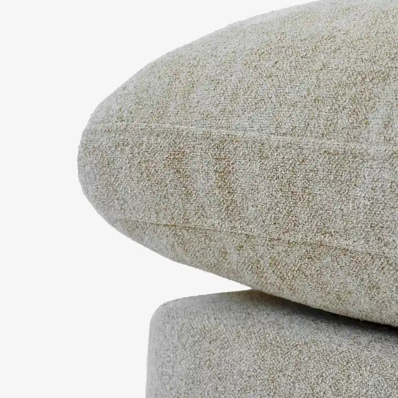Canapé d'angle contemporain 3 places en velours blanc / anthracite / gris / kaki