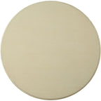 Table d'appoint antique à piedestal ronde en bois blanc