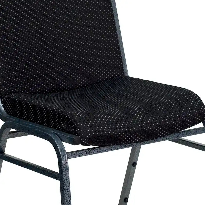 Chaise empilable polyvalente – Tissu/Vinyle, lot de 4, empilable jusqu'à 12 chaises