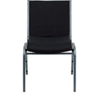 Chaise empilable polyvalente – Tissu/Vinyle, lot de 4, empilable jusqu'à 12 chaises