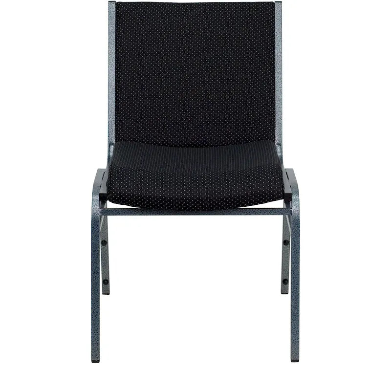 Chaise empilable polyvalente – Tissu/Vinyle, lot de 4, empilable jusqu'à 12 chaises
