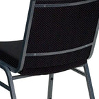 Chaise empilable polyvalente – Tissu/Vinyle, lot de 4, empilable jusqu'à 12 chaises