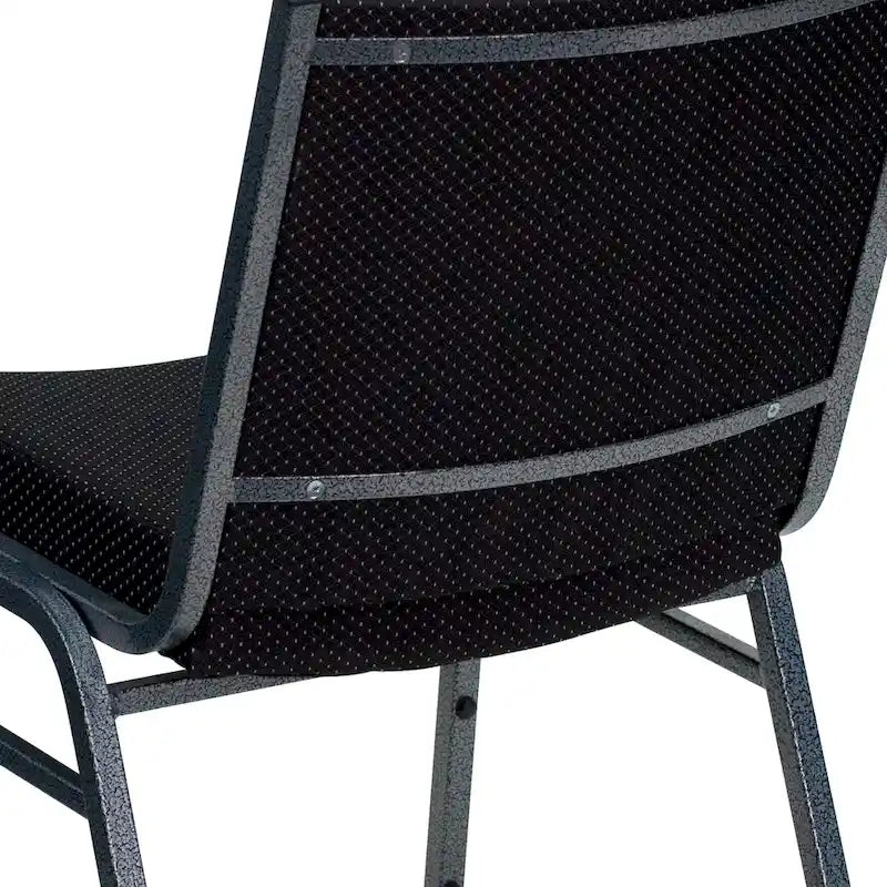 Chaise empilable polyvalente – Tissu/Vinyle, lot de 4, empilable jusqu'à 12 chaises