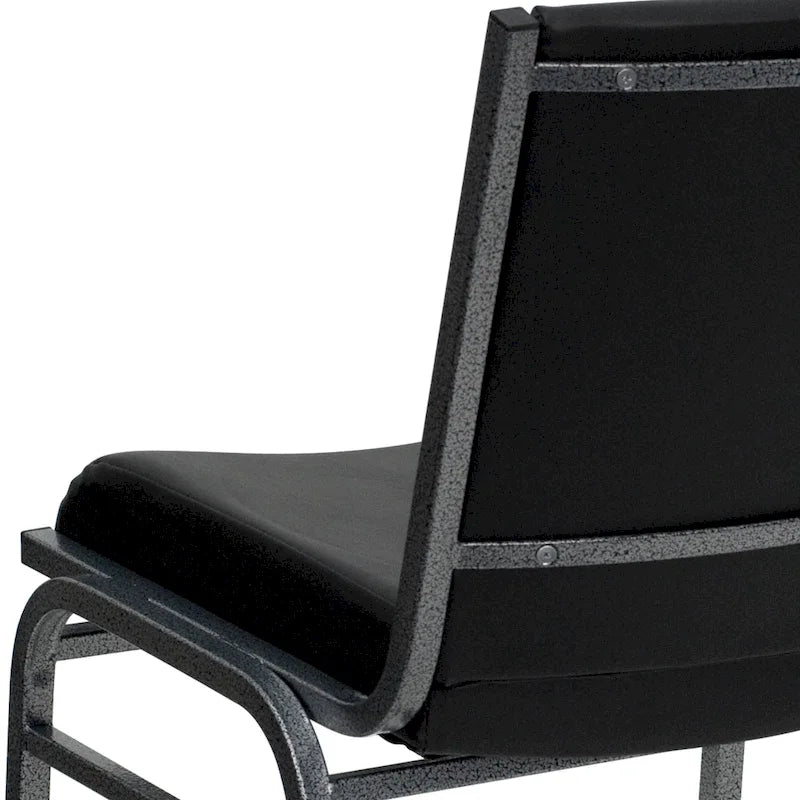 Chaise empilable polyvalente – Tissu/Vinyle, lot de 4, empilable jusqu'à 12 chaises