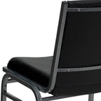 Chaise empilable polyvalente – Tissu/Vinyle, lot de 4, empilable jusqu'à 12 chaises