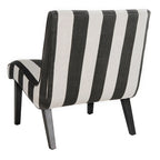 Fauteuil d'appoint rembourré de style Mid-Century – Vert forêt / Noir et blanc / Pois de senteur – 1 personne