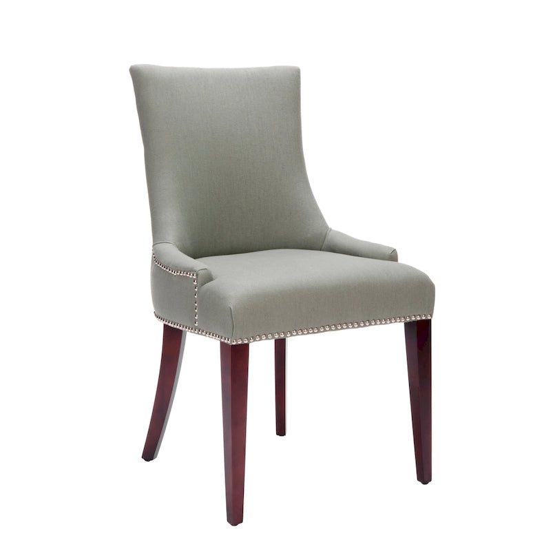Fauteuil d'appoint rembourré de style Mid-Century – Vert forêt / Noir et blanc / Pois de senteur – 1 personne