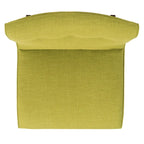 Fauteuil d'appoint rembourré de style Mid-Century – Vert forêt / Noir et blanc / Pois de senteur – 1 personne