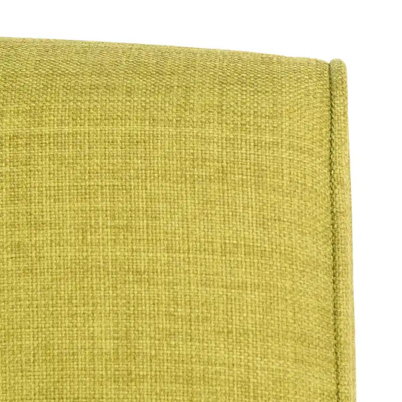 Fauteuil d'appoint rembourré de style Mid-Century – Vert forêt / Noir et blanc / Pois de senteur – 1 personne
