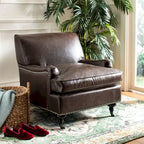 Fauteuil Club – Émeraude / Marron antique / Or antique / Noir et blanc / Rose poudré / Bleu marine / Marron | Une place