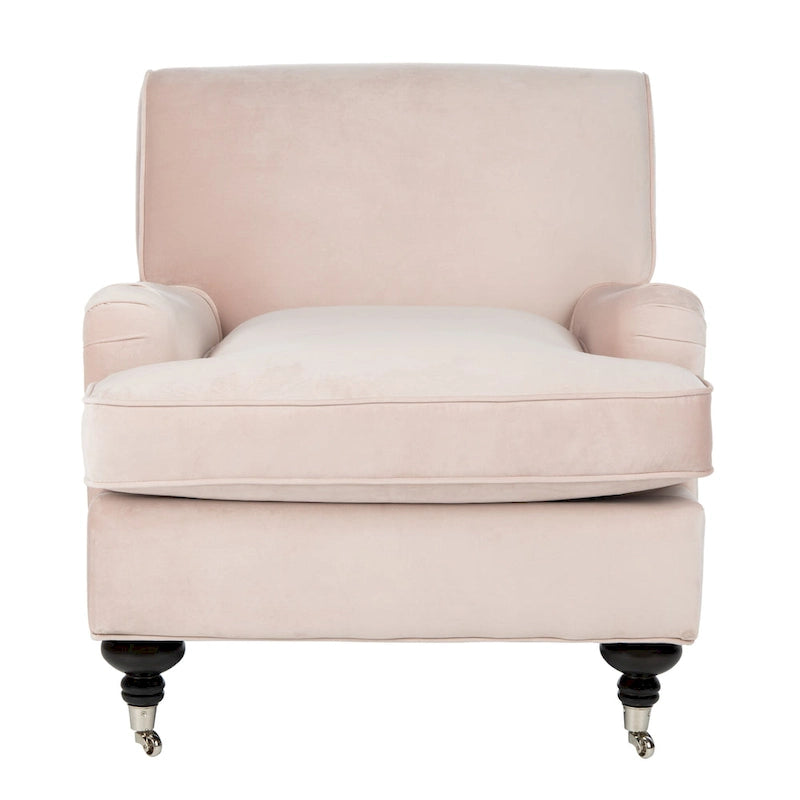 Fauteuil Club – Émeraude / Marron antique / Or antique / Noir et blanc / Rose poudré / Bleu marine / Marron | Une place