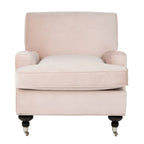 Fauteuil Club – Émeraude / Marron antique / Or antique / Noir et blanc / Rose poudré / Bleu marine / Marron | Une place