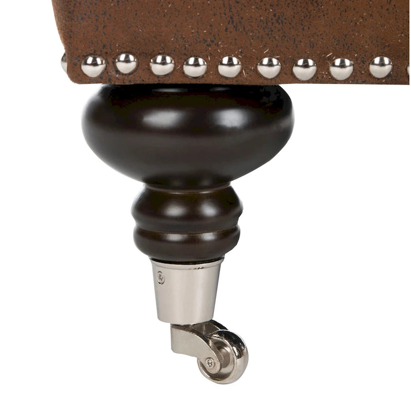 Fauteuil Club – Émeraude / Marron antique / Or antique / Noir et blanc / Rose poudré / Bleu marine / Marron | Une place