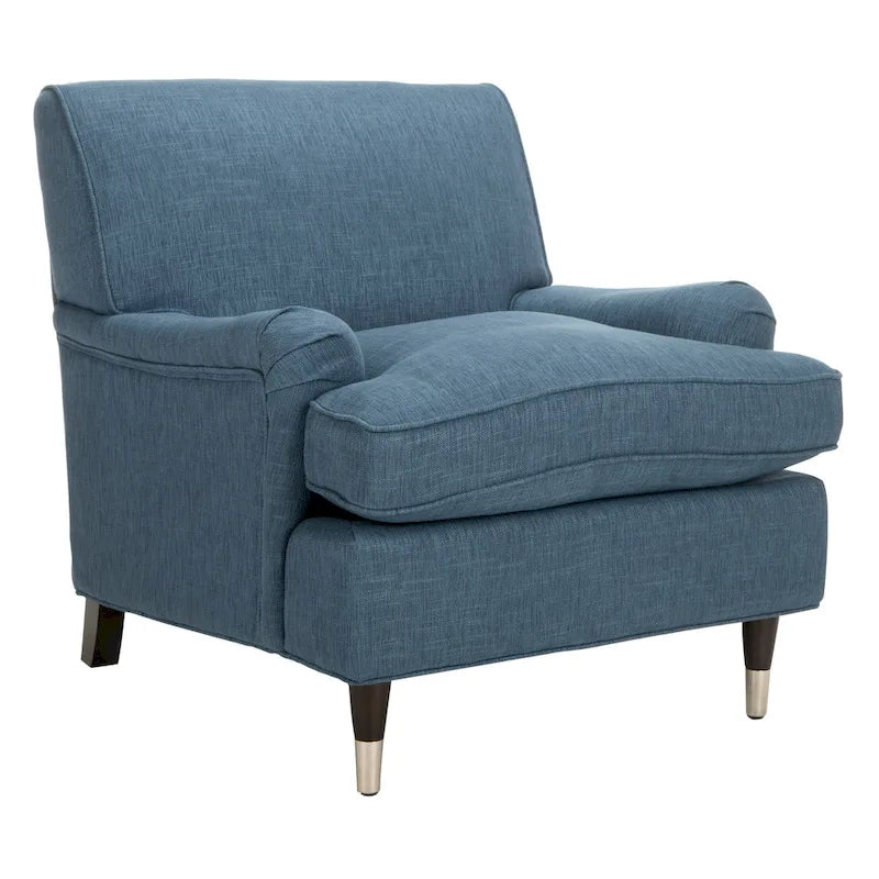 Fauteuil Club – Émeraude / Marron antique / Or antique / Noir et blanc / Rose poudré / Bleu marine / Marron | Une place