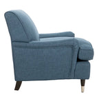 Fauteuil Club – Émeraude / Marron antique / Or antique / Noir et blanc / Rose poudré / Bleu marine / Marron | Une place