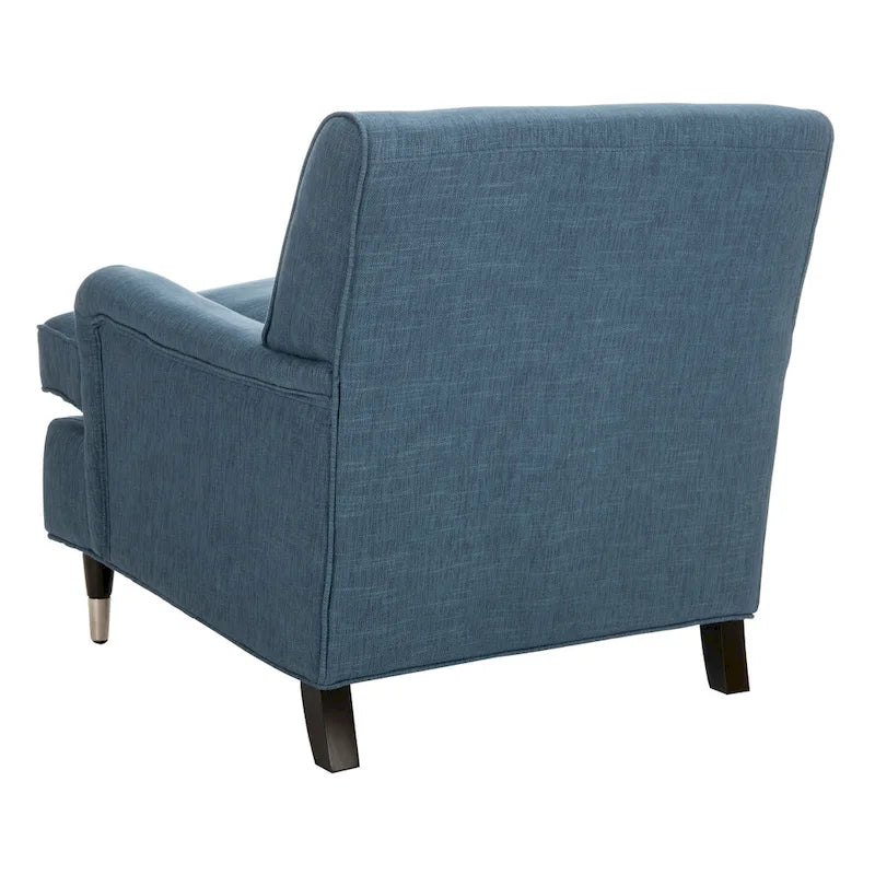 Fauteuil Club – Émeraude / Marron antique / Or antique / Noir et blanc / Rose poudré / Bleu marine / Marron | Une place