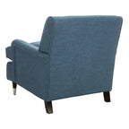 Fauteuil Club – Émeraude / Marron antique / Or antique / Noir et blanc / Rose poudré / Bleu marine / Marron | Une place