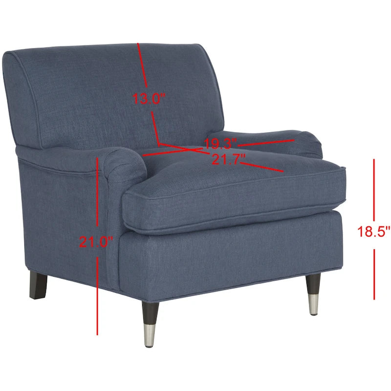 Fauteuil Club – Émeraude / Marron antique / Or antique / Noir et blanc / Rose poudré / Bleu marine / Marron | Une place